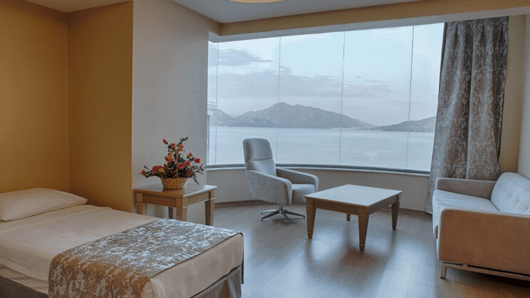 Large Single Room A Block With Side Sea View